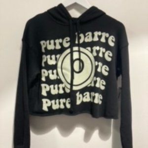 Pure Barre Groovy Black Hoodie